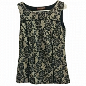 Melanie Lyne sleeveless top tank shirt small